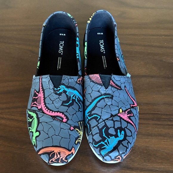 Toms Shoes - TOMS Colorful Glow Dinosaur Sneakers
